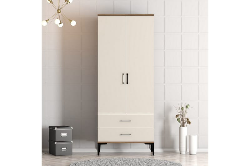 Kumsal Garderobe 80 cm, Cream