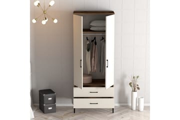 Kumsal Garderobe 80 cm - Cream - Oppbevaring - Garderober & garderobesystem