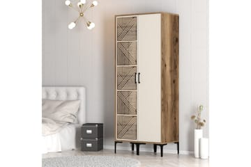 Kumsal Garderobe 80 cm - Cream - Oppbevaring - Garderober & garderobesystem