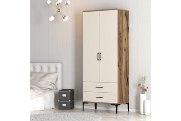 Kumsal Garderobe 80 cm - Cream - Oppbevaring - Garderober & garderobesystem