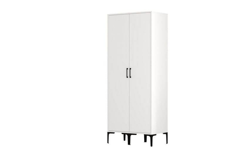 Kumsal Garderobe 80 cm - Hvit - Oppbevaring - Garderober & garderobesystem