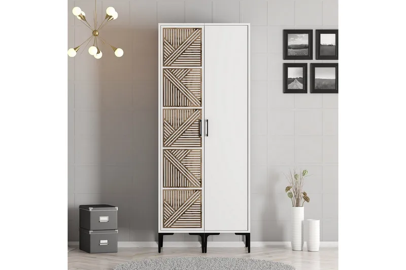 Kumsal Garderobe 80 cm, Hvit