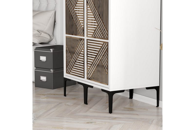 Kumsal Garderobe 80 cm - Hvit - Oppbevaring - Garderober & garderobesystem