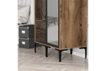 Kumsal Garderobe med Speil - Antrasitt - Oppbevaring - Garderober & garderobesystem