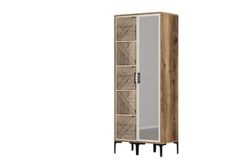 Kumsal Garderobe med Speil - Cream - Oppbevaring - Garderober & garderobesystem