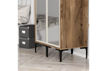 Kumsal Garderobe med Speil - Cream - Oppbevaring - Garderober & garderobesystem