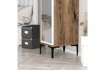 Kumsal Garderobeskap 40 cm i Tre - Valnøttbrun - Oppbevaring - Garderober & garderobesystem
