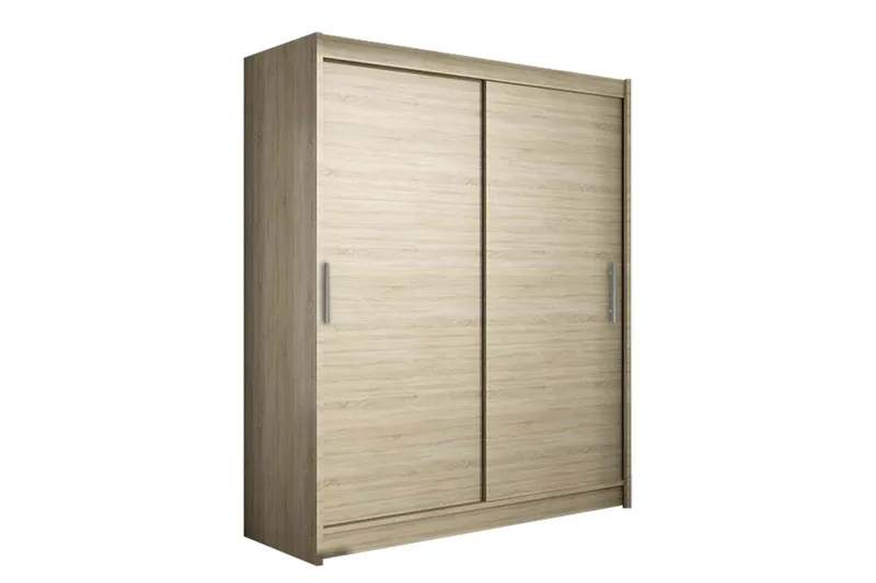 Leila Garderobe 150 cm Skyvedører, Eik