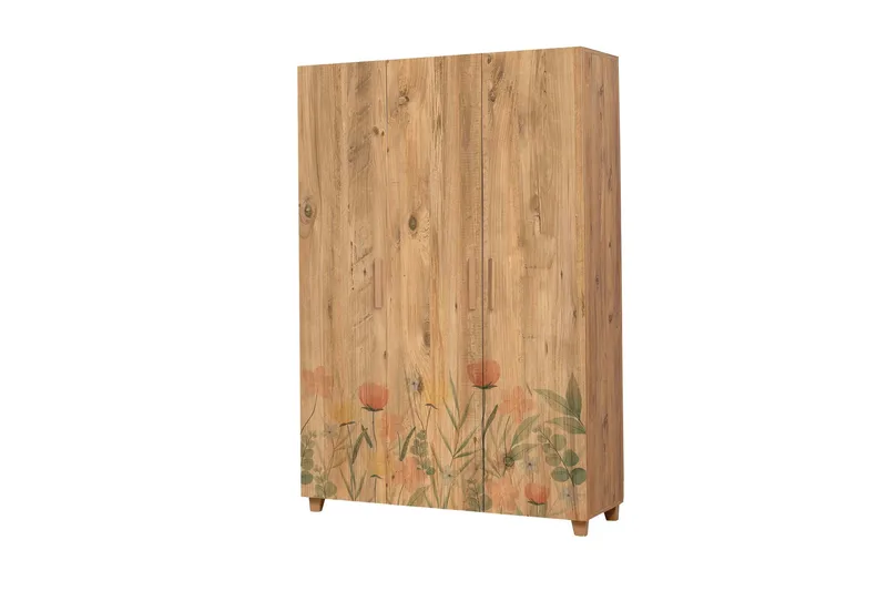 Leva Garderobe 120x189 cm Brun - Hanah Home - Oppbevaring - Garderober & garderobesystem