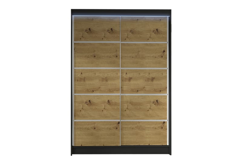 Liverpool Garderobe 120x200 cm - Grå - Oppbevaring - Garderober & garderobesystem