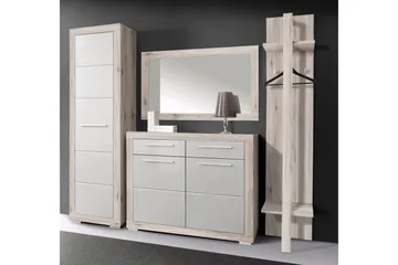 Luovaure Garderobe 58 cm - Brun/Hvit - Oppbevaring - Garderober & garderobesystem