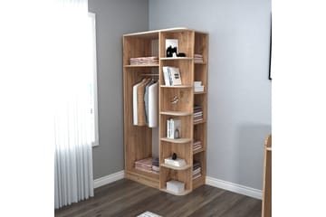 Luses Garderobe 90x181,8 cm - Brun/Beige - Oppbevaring - Garderober & garderobesystem