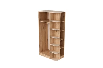 Luses Garderobe 90x181,8 cm - Brun/Beige - Oppbevaring - Garderober & garderobesystem