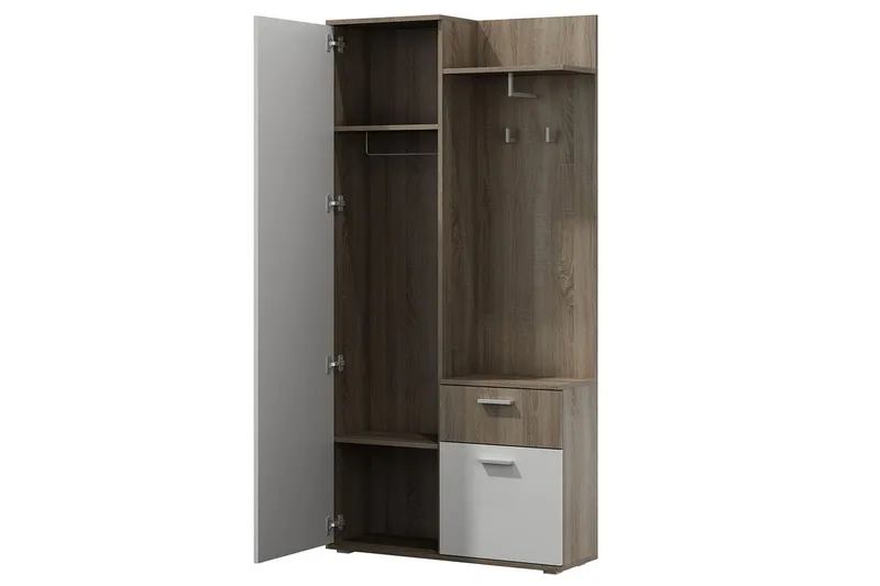 Lux Garderobe 97x30x195 cm - Oppbevaring - Garderober & garderobesystem