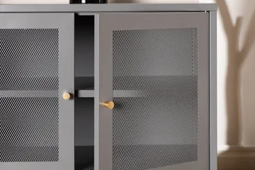 Malla Skapskap 120x40x80 cm - Lys grå - Oppbevaring - Oppbevaringsmøbler - Sideboard & skjenk