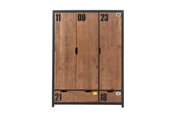 Maritza Garderobe 3 Dører - Tre/Natur - Oppbevaring - Garderober & garderobesystem