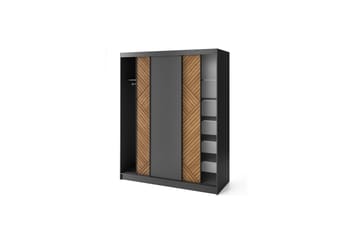 Marrphy Garderobe 120x220 cm - Brun - Oppbevaring - Garderober & garderobesystem