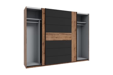 Melnik Garderobe 62x270 cm - Brun/Svart - Oppbevaring - Garderober & garderobesystem