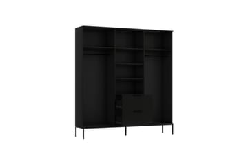 Meorati Garderobe 185x200 cm - Brun - Oppbevaring - Garderober & garderobesystem