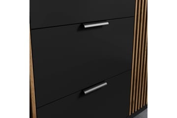 Meorati Garderobe 185x200 cm - Brun - Oppbevaring - Garderober & garderobesystem