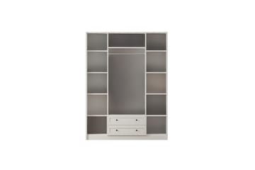 Meyra Garderobe 140x184 cm - Matt Hvit - Oppbevaring - Garderober & garderobesystem