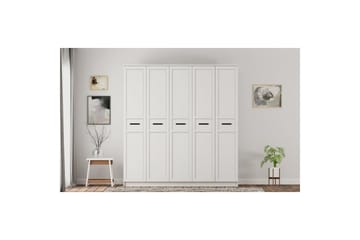 Meyra Garderobe 175x184 cm - Matt Hvit - Oppbevaring - Garderober & garderobesystem