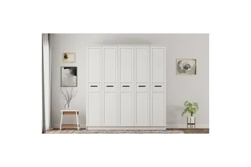 Meyra Garderobe 175x210 cm - Matt Hvit - Oppbevaring - Garderober & garderobesystem