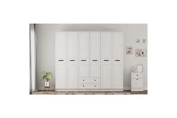 Meyra Garderobe 210x210 cm - Matt Hvit - Oppbevaring - Garderober & garderobesystem