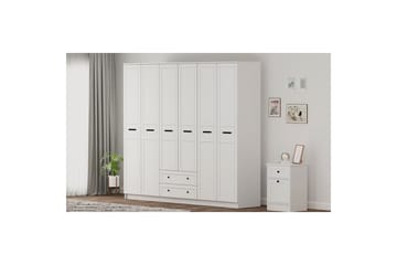 Meyra Garderobe 210x210 cm - Matt Hvit - Oppbevaring - Garderober & garderobesystem
