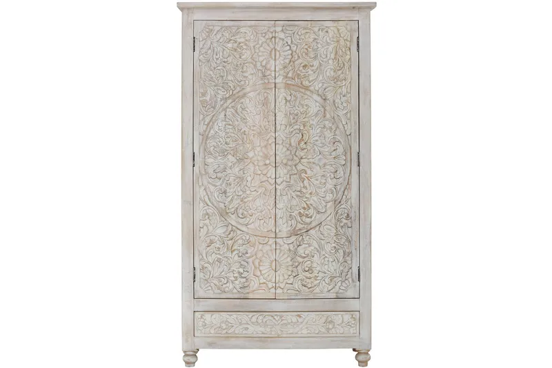 Mikei Garderobe - Lys brun - Oppbevaring - Garderober & garderobesystem