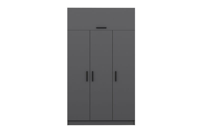 Minar Garderobe 135 cm - Antrasitt - Oppbevaring - Garderober & garderobesystem