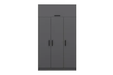 Minar Garderobe 135 cm - Antrasitt - Oppbevaring - Garderober & garderobesystem