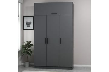 Minar Garderobe 135 cm - Antrasitt - Oppbevaring - Garderober & garderobesystem