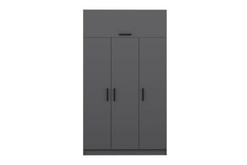 Minar Garderobe 135 cm - Antrasitt - Oppbevaring - Garderober & garderobesystem