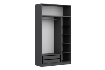 Minar Garderobe 135 cm - Antrasitt - Oppbevaring - Garderober & garderobesystem