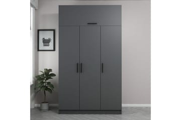 Minar Garderobe 135 cm - Antrasitt - Oppbevaring - Garderober & garderobesystem
