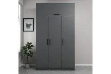 Minar Garderobe 135 cm - Antrasitt - Oppbevaring - Garderober & garderobesystem