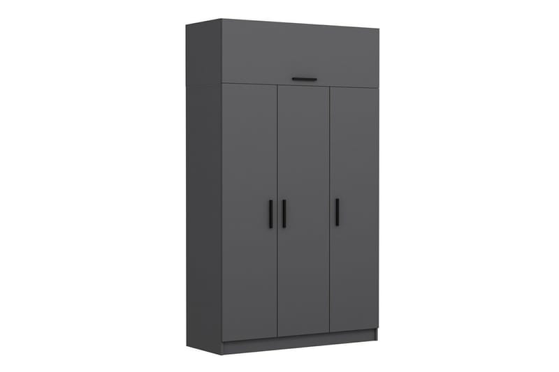 Minar Garderobe 135 cm - Antrasitt - Oppbevaring - Garderober & garderobesystem
