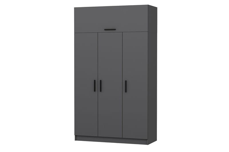 Minar Garderobe 135 cm - Antrasitt - Oppbevaring - Garderober & garderobesystem