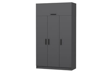 Minar Garderobe 135 cm - Antrasitt - Oppbevaring - Garderober & garderobesystem