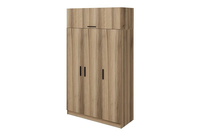 Minar Garderobe 135 cm - Brun - Oppbevaring - Garderober & garderobesystem