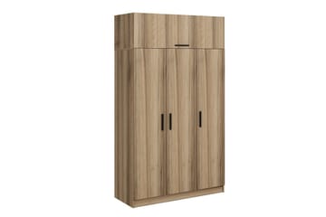 Minar Garderobe 135 cm - Brun - Oppbevaring - Garderober & garderobesystem