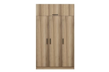 Minar Garderobe 135 cm - Brun - Oppbevaring - Garderober & garderobesystem