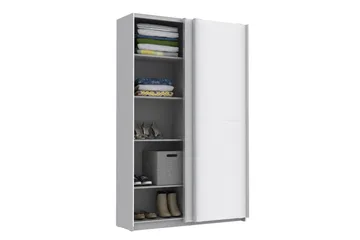 Molgaard Garderobe 120x191 cm - Hvit - Oppbevaring - Garderober & garderobesystem