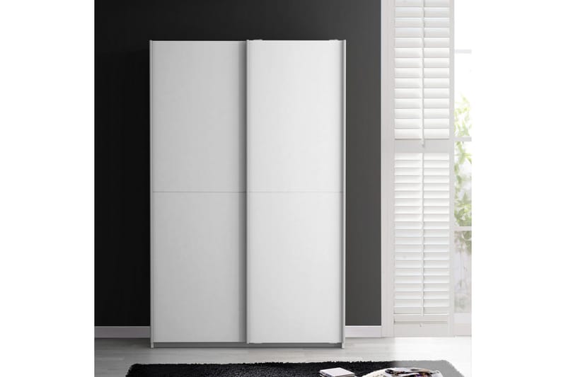 Molgaard Garderobe 120x191 cm - Hvit - Oppbevaring - Garderober & garderobesystem