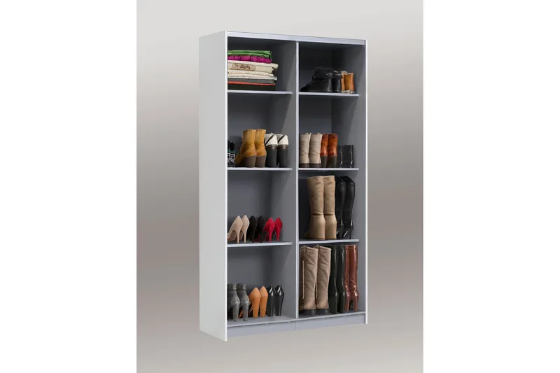 Molgaard Garderobe 120x191 cm - Hvit - Oppbevaring - Garderober & garderobesystem