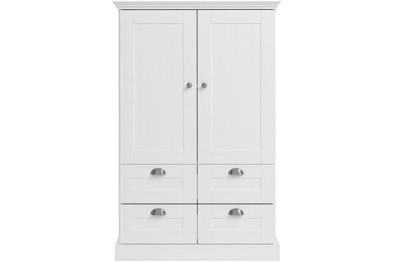 Motala Garderobe 83x130 cm - Hvit - Oppbevaring - Garderober & garderobesystem