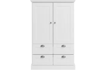 Motala Garderobe 83x130 cm - Hvit - Oppbevaring - Garderober & garderobesystem