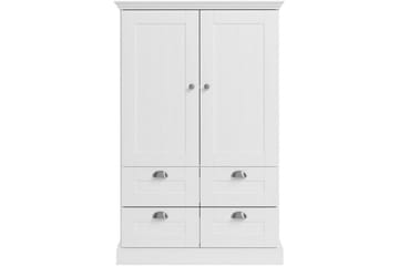 Motala Garderobe 83x130 cm - Hvit - Oppbevaring - Garderober & garderobesystem