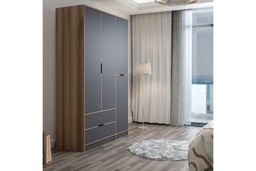 Munna Garderobe 140x208 cm - Antrasitt - Oppbevaring - Garderober & garderobesystem